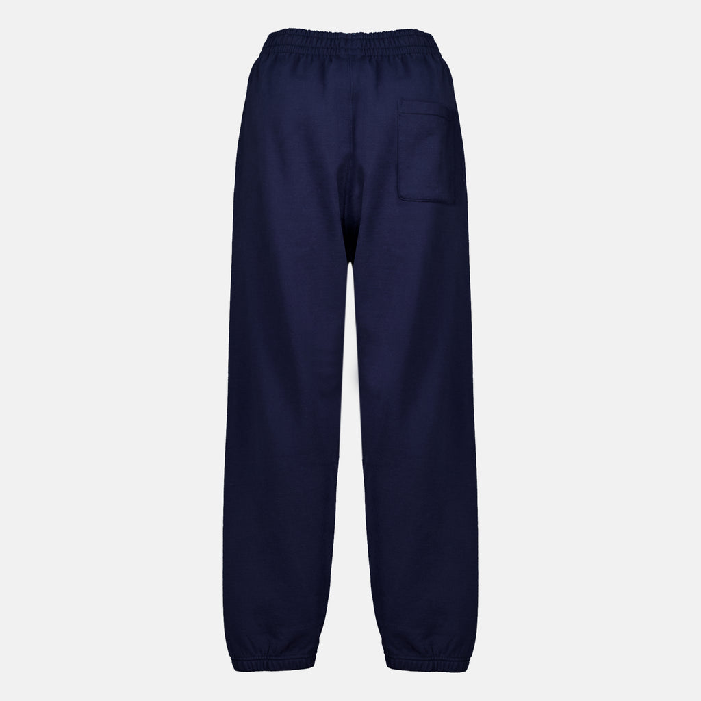 Pantalons Bas de jogging Slogan bleu marine en molleton Drole De Monsieur Bleu foncé Homme