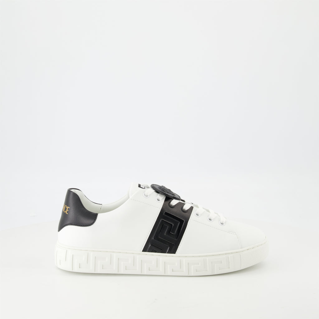 Baskets Baskets Greca Versace Blanc Homme