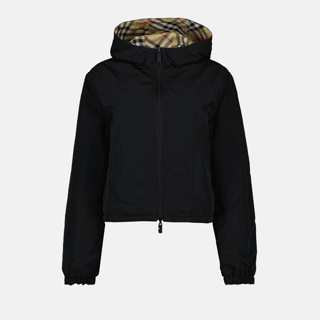 ジャケット リバーシブルチェックジャケット Burberry ベージュ Femme