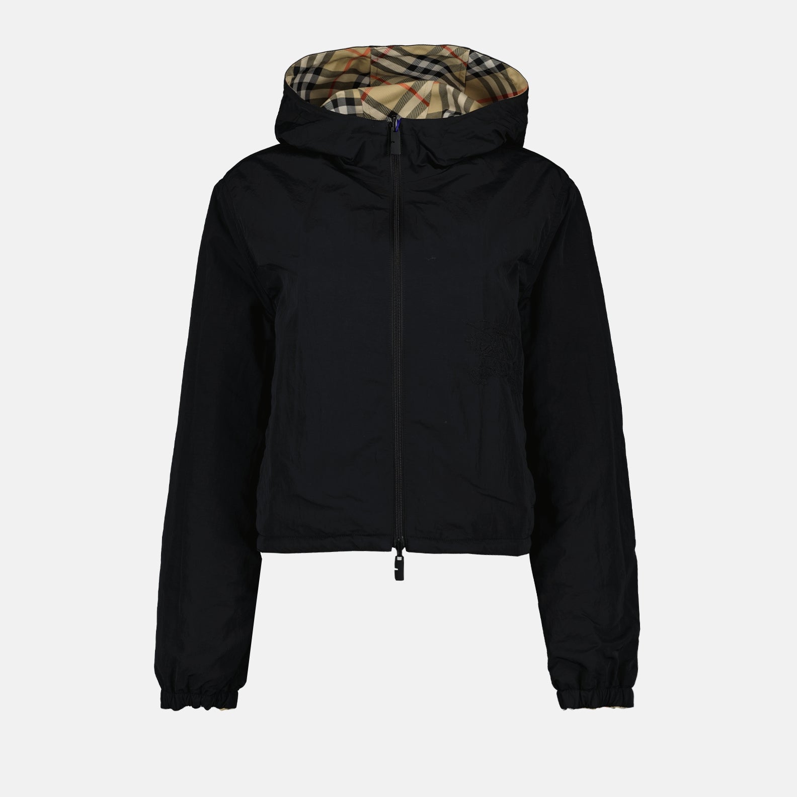 ジャケット リバーシブルチェックジャケット Burberry ベージュ Femme