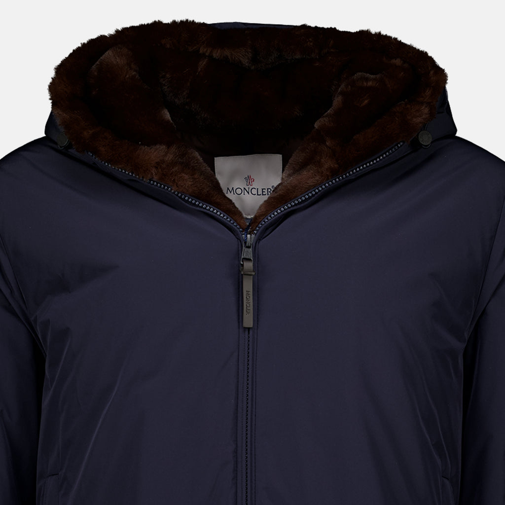Manteaux Doudoune Zambood bleu marine Moncler Bleu foncé Homme