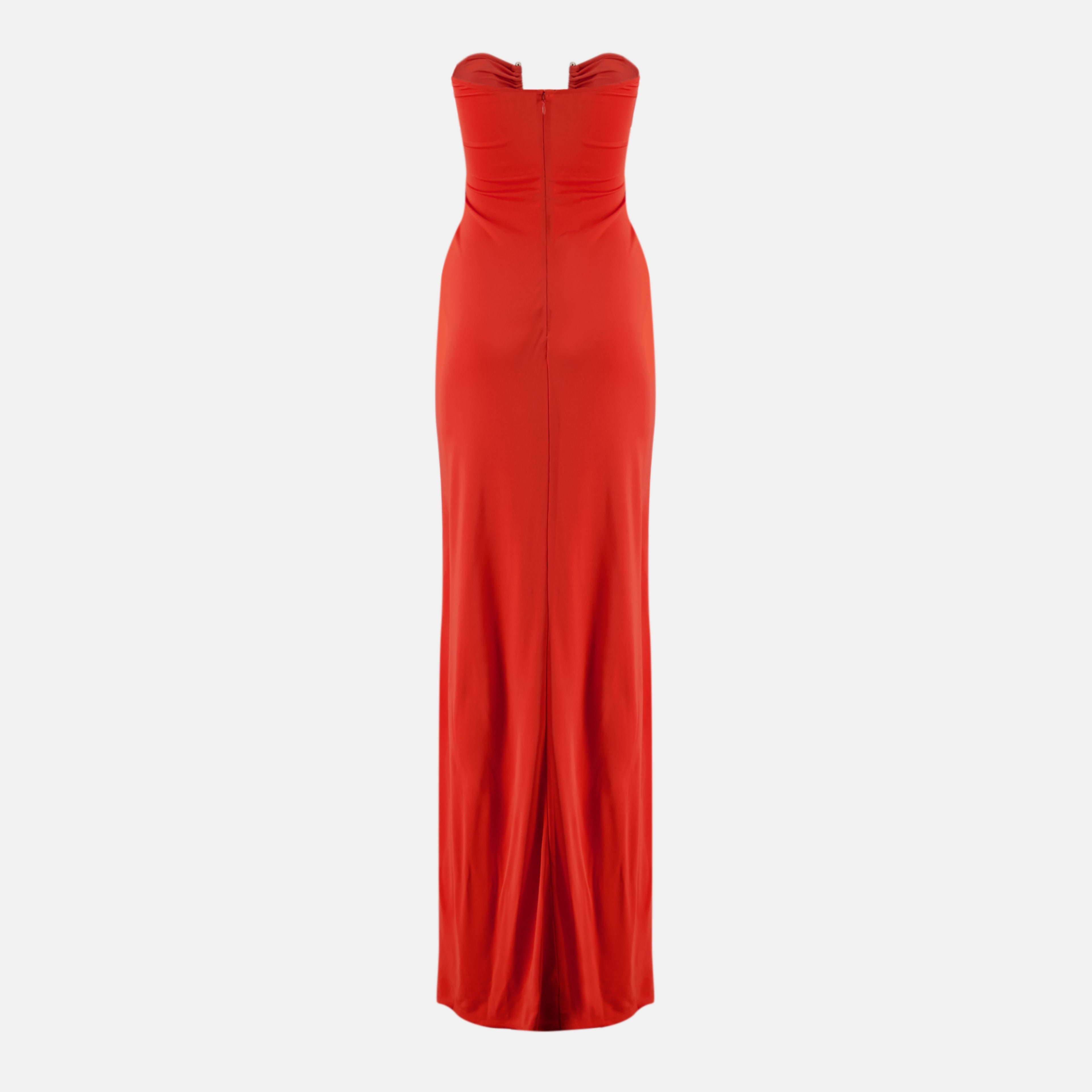 Image de l'article Robe bustier arqué orange de la marque Christopher Esber pour Femme - Saison Printemps-Été 2026 - Vue de Dos