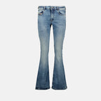 Pantalons Jean flare 1969 Diesel Bleu Femme