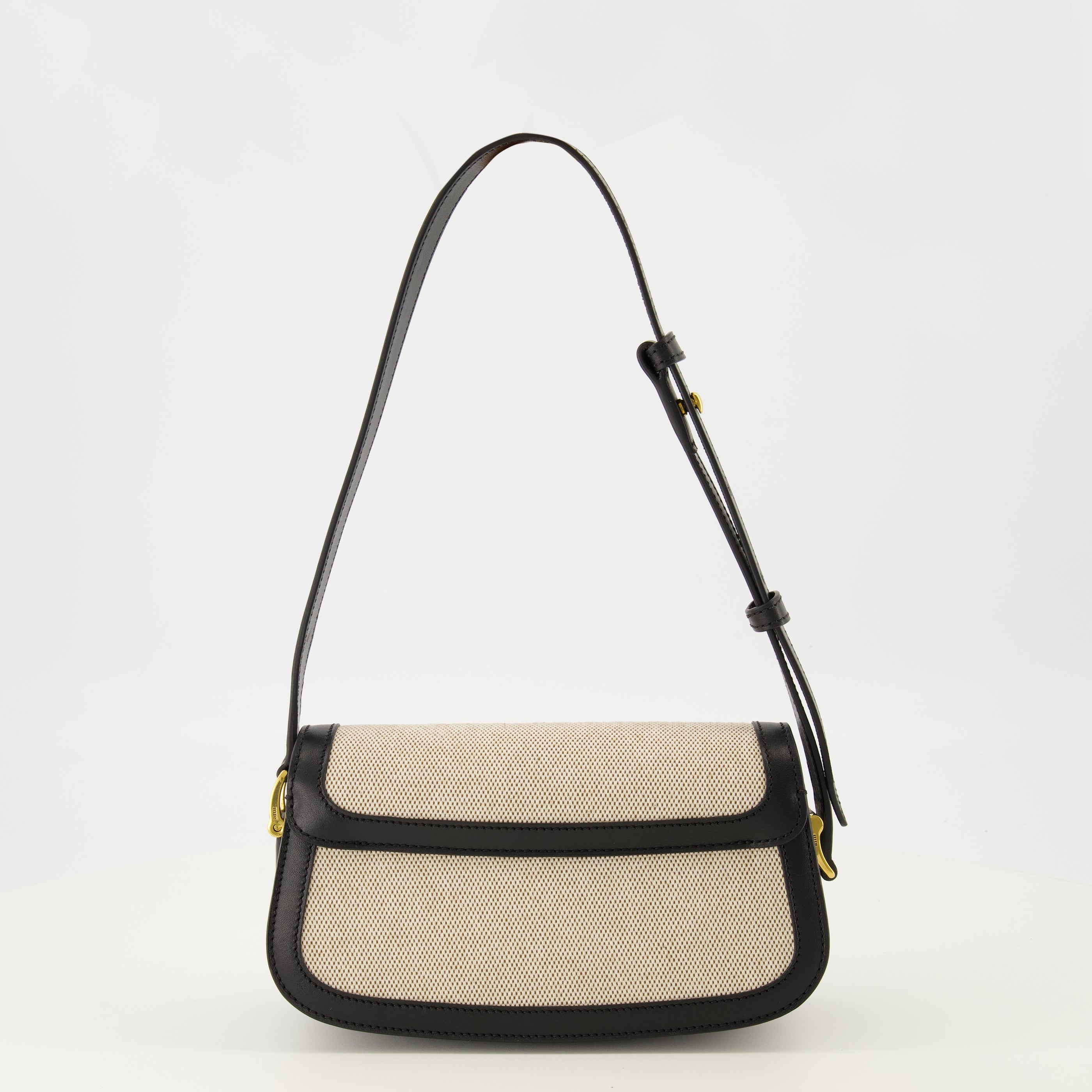 Image de l'article Sac épaule Paris Paris noir en cuir de la marque Ami PARIS pour Unisex - Saison Printemps-Été 2026 - Vue de Dos