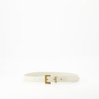 Cintos Cinto Fino Cassandre Saint Laurent Branco Femme