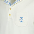 Polos Polo de algodón pique a cuadros Drole De Monsieur Blanco Homme