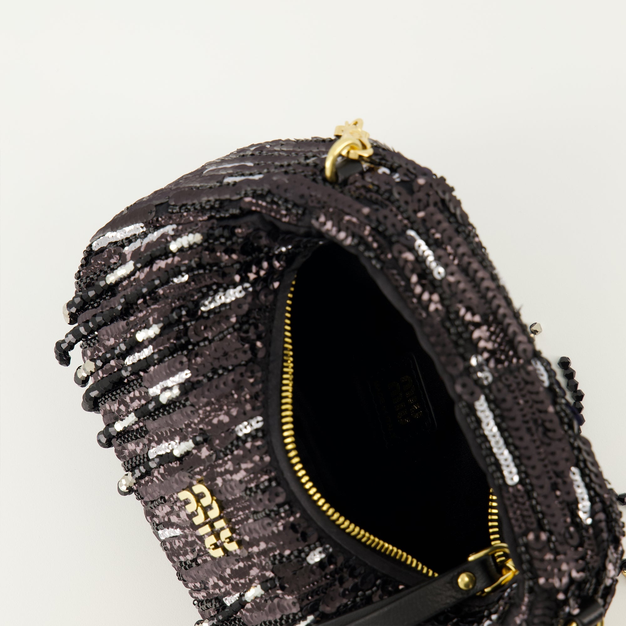 Image of the Miu Miu Women's Wander Mini Sequin Bag - Spring/Summer 2026 - Detailed View_3