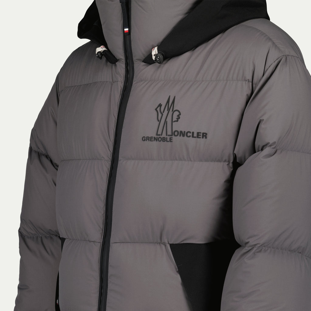 Manteaux Doudoune Marcassin Moncler Grenoble Gris Homme