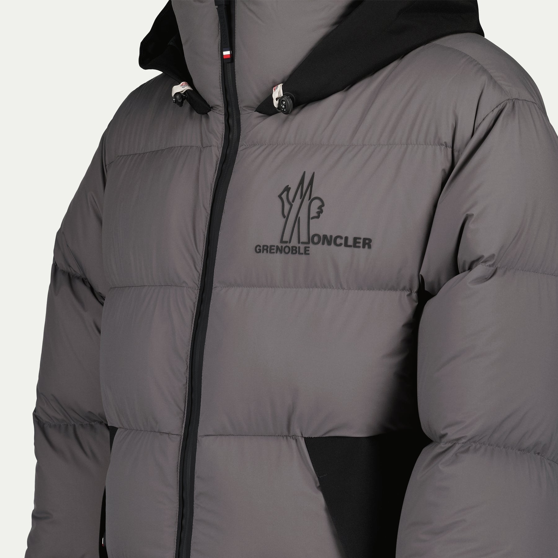 Manteaux Doudoune Marcassin Moncler Grenoble Gris Homme