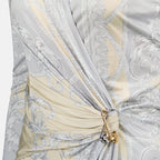 Abiti Vestito The Gods' Cut Versace Argento Femme