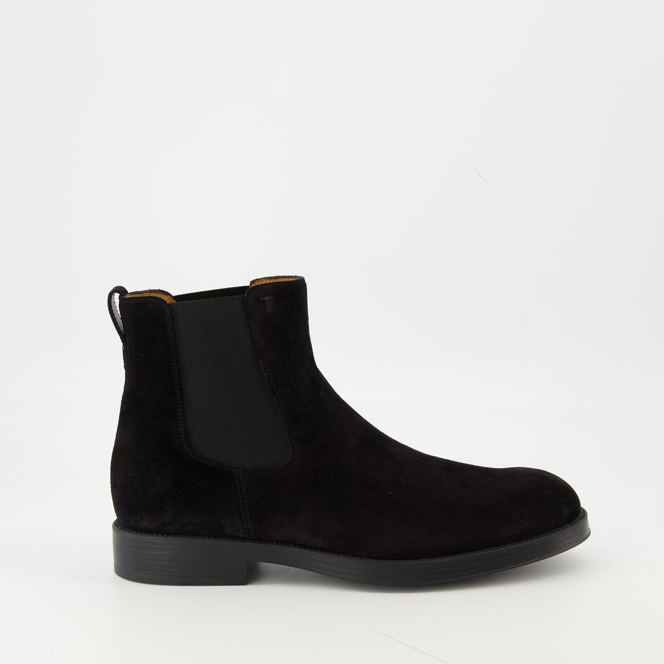 Image de l'article Bottines en cuir velours de la marque Tod's pour Homme - Saison Automne-Hiver 2025 - Vue latérale droite