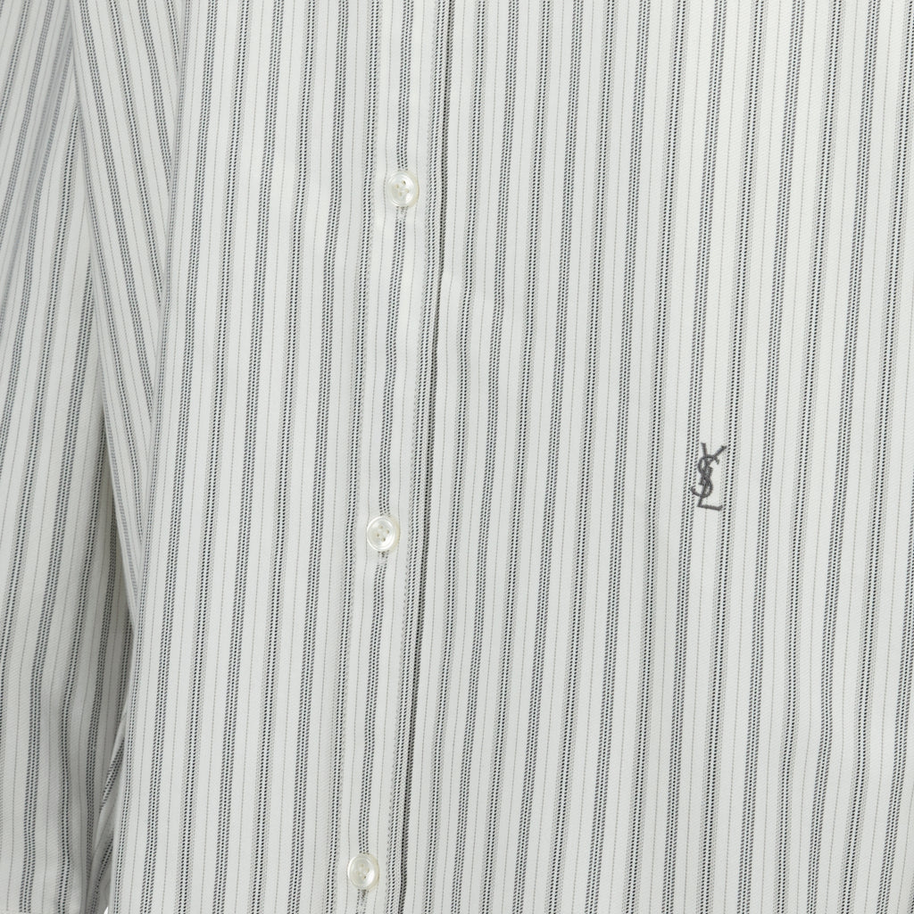 Chemises Chemise à rayures Saint Laurent Blanc Femme