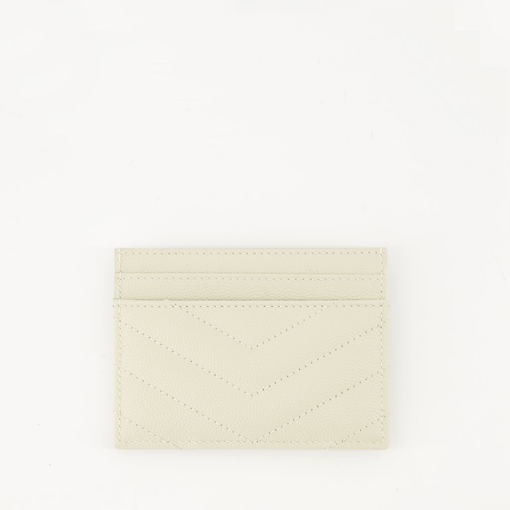 Image of the Cassandre Card Holder by Saint Laurent for Women - Autumn-Winter 2025 - Back View