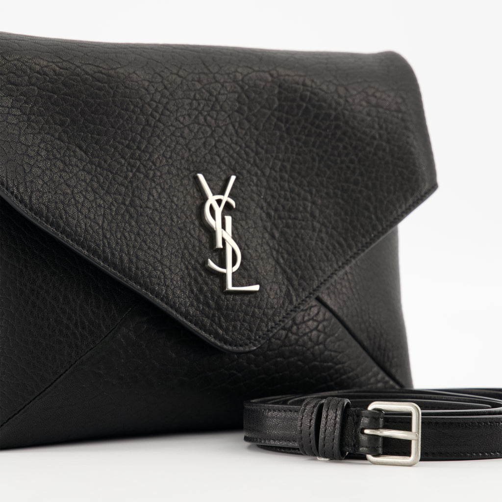 Pochettes Pochette Cassandre Enveloppe Saint Laurent Noir Homme