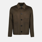 Jaquetas Blouson en laine Ami PARIS Marrom Homme