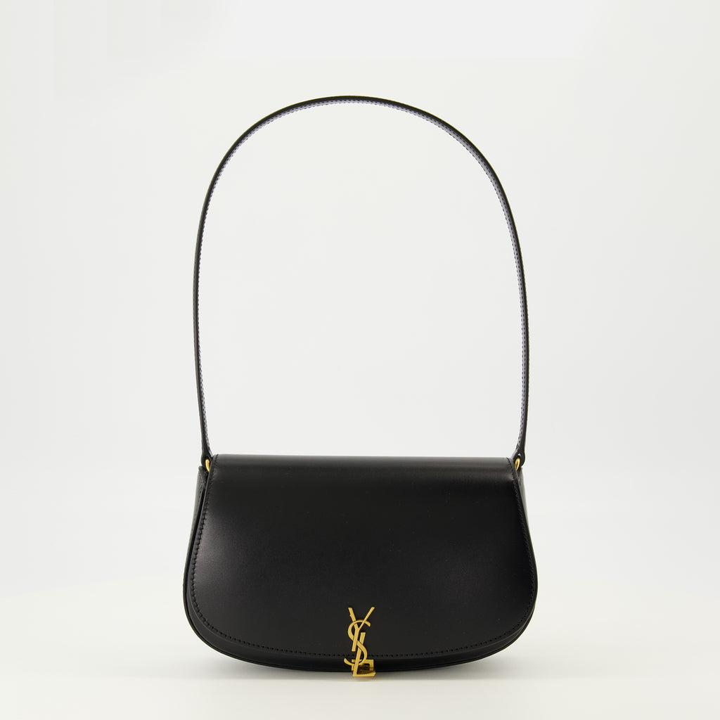 Image de l'article Sac Voltaire mini noir de la marque Saint Laurent pour Femme - Saison Automne-Hiver 2025 - Vue de Face