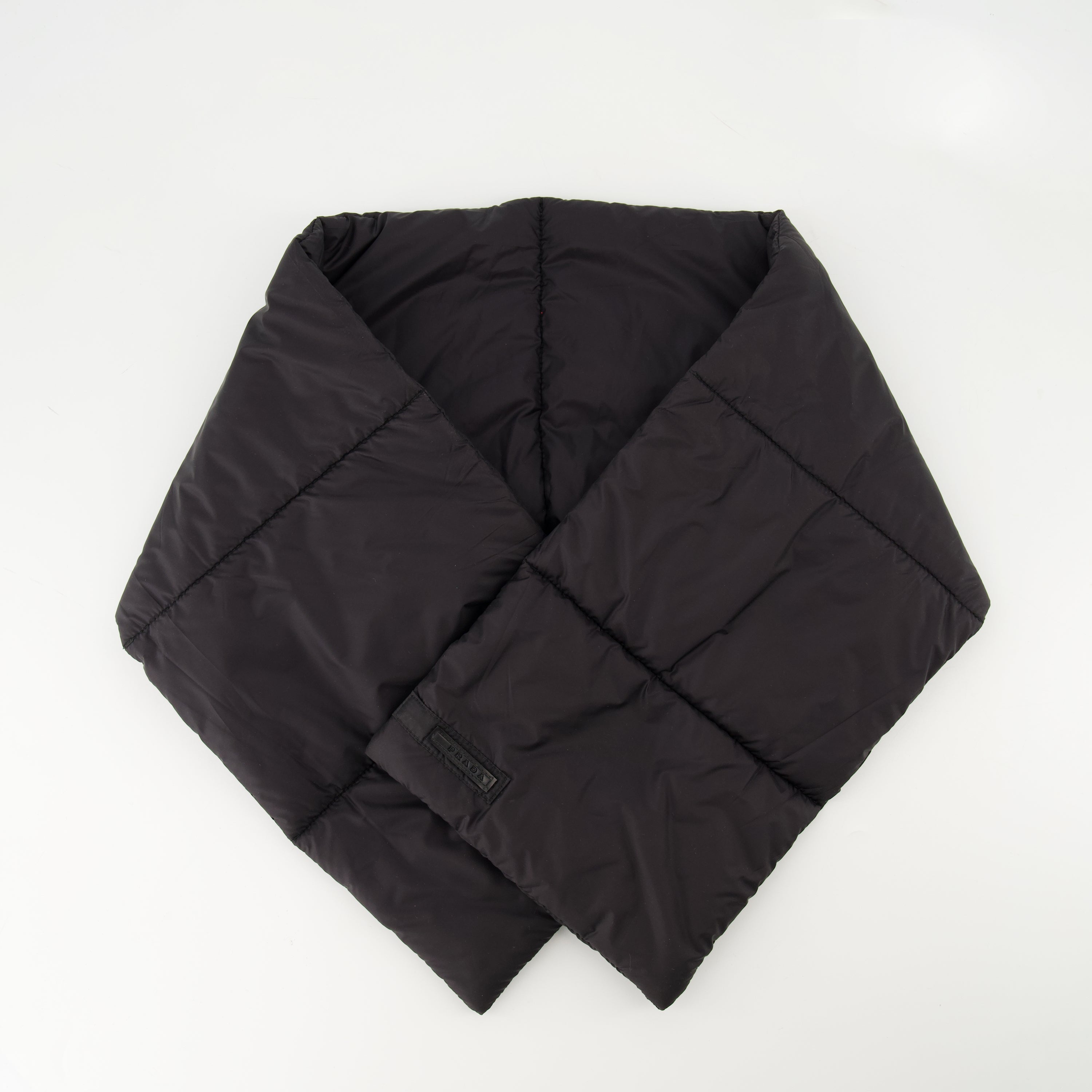 Lenços e luvas Col matelassé Linea Rossa Preto Femme