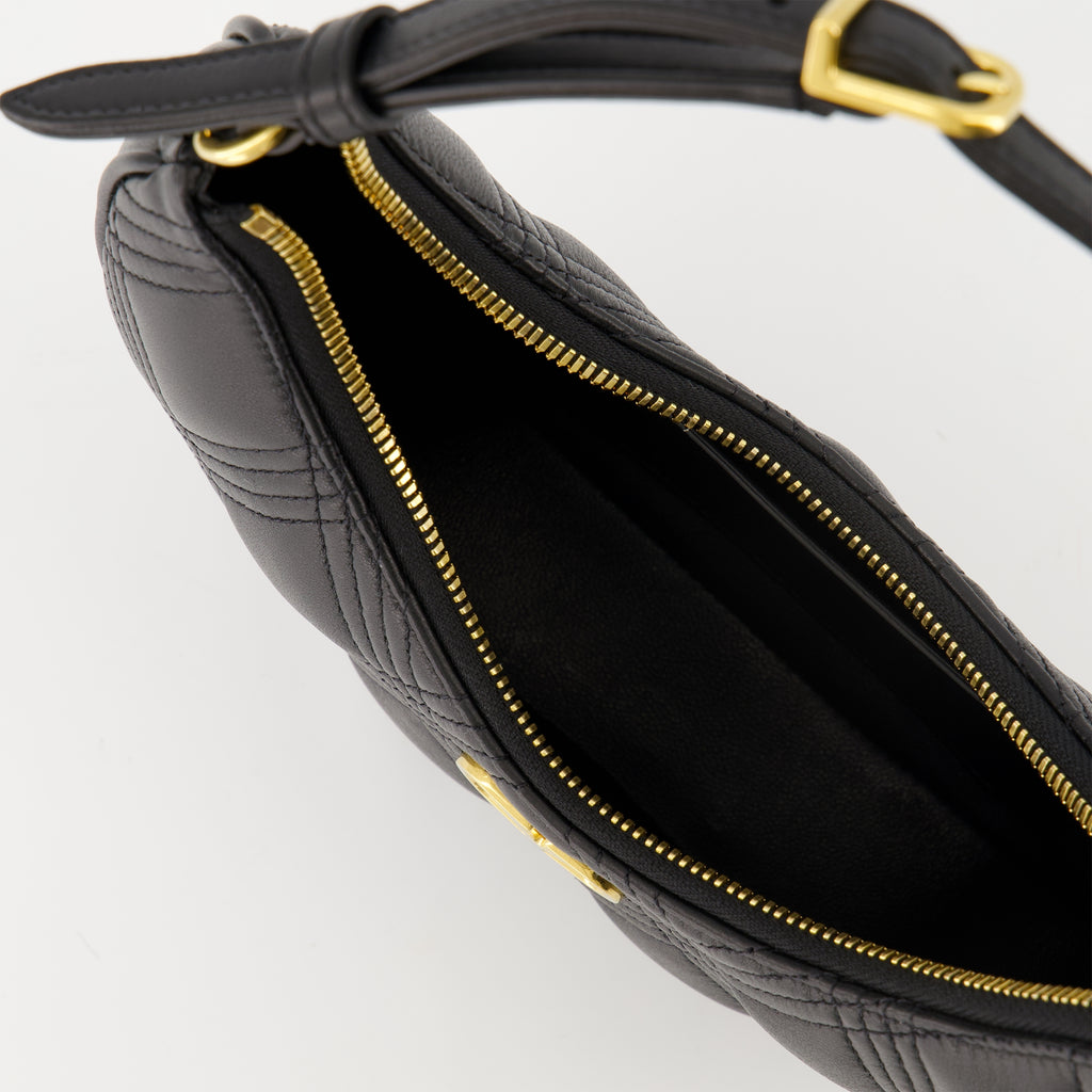 Sacs à main et épaule Mini sac Hobo Quiltie 67 Valentino Garavani Noir Femme