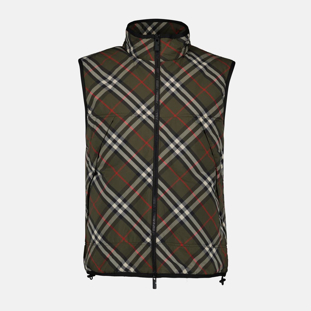 Jackets Sleeveless Jacket Burberry Green Homme