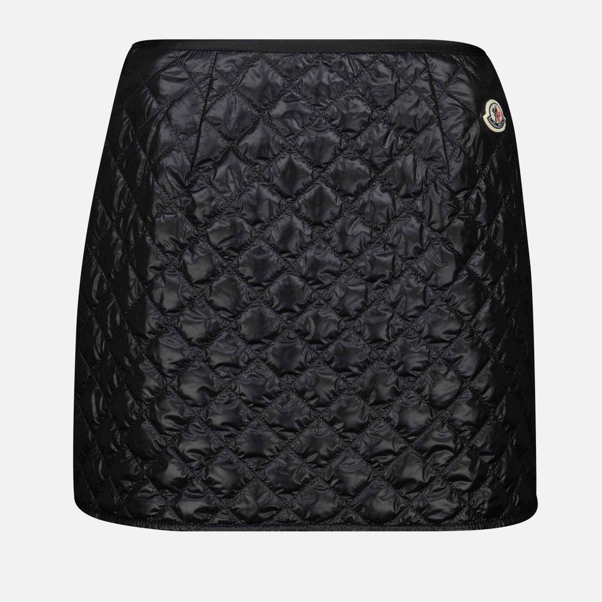 Jupes Jupe mini matelassée Moncler Noir Femme