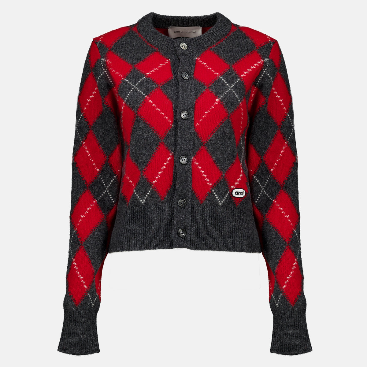 Maille Cardigan en laine rouge Ami PARIS Rouge Femme