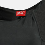 Immagine del top nero T-Twy del marchio Diesel per donna - Stagione Primavera-Estate 2026 - Vista dettagliata_1