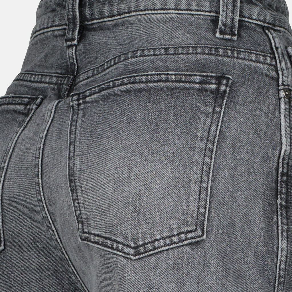 Immagine dei Jeans Delina in denim grigio del marchio Khaite per Donna - Collezione Primavera-Estate 2026 - Vista Dettagliata_2