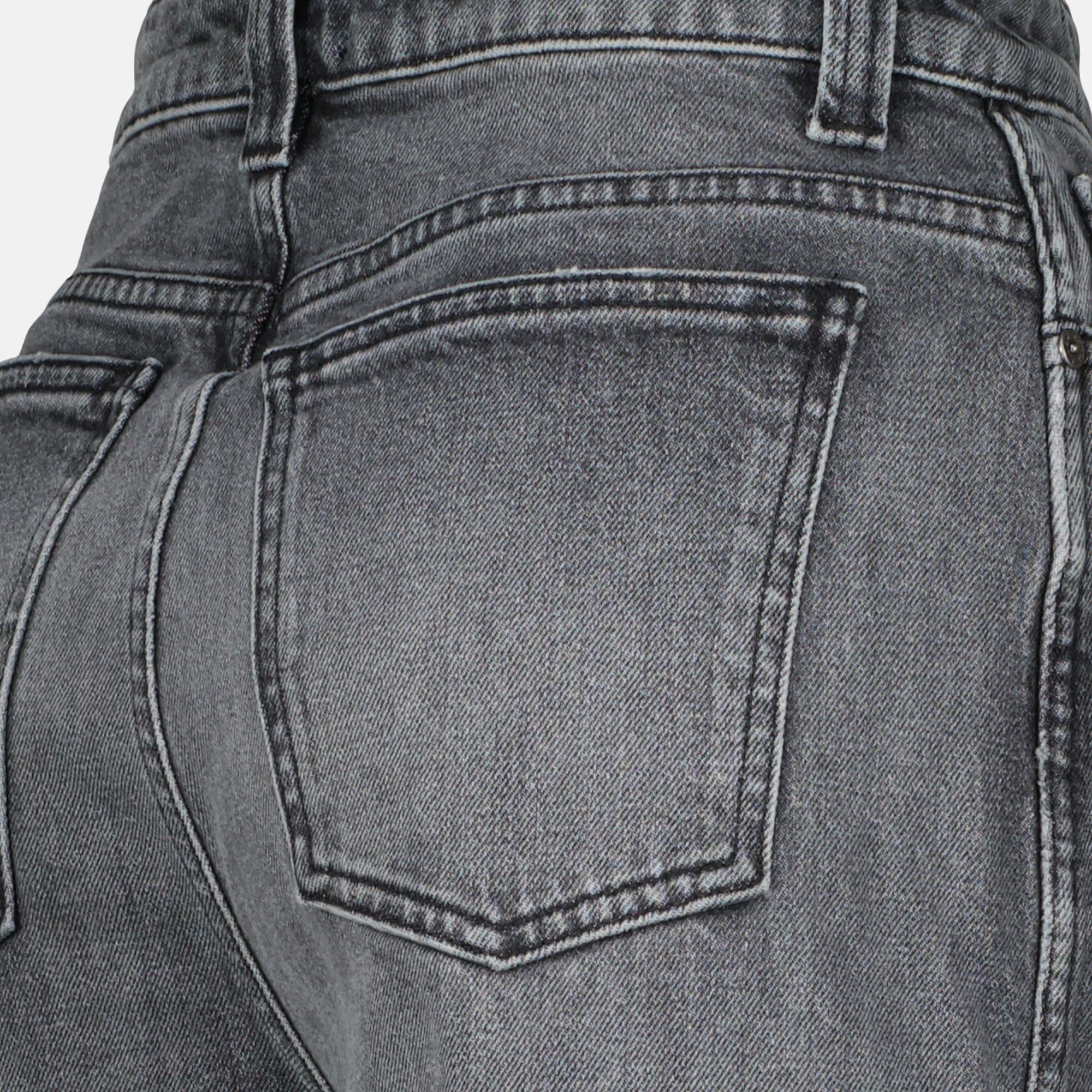 Image de l'article Jean Delina en denim gris de la marque Khaite pour Femme - Saison Printemps-Été 2026 - Vue détaillée_2