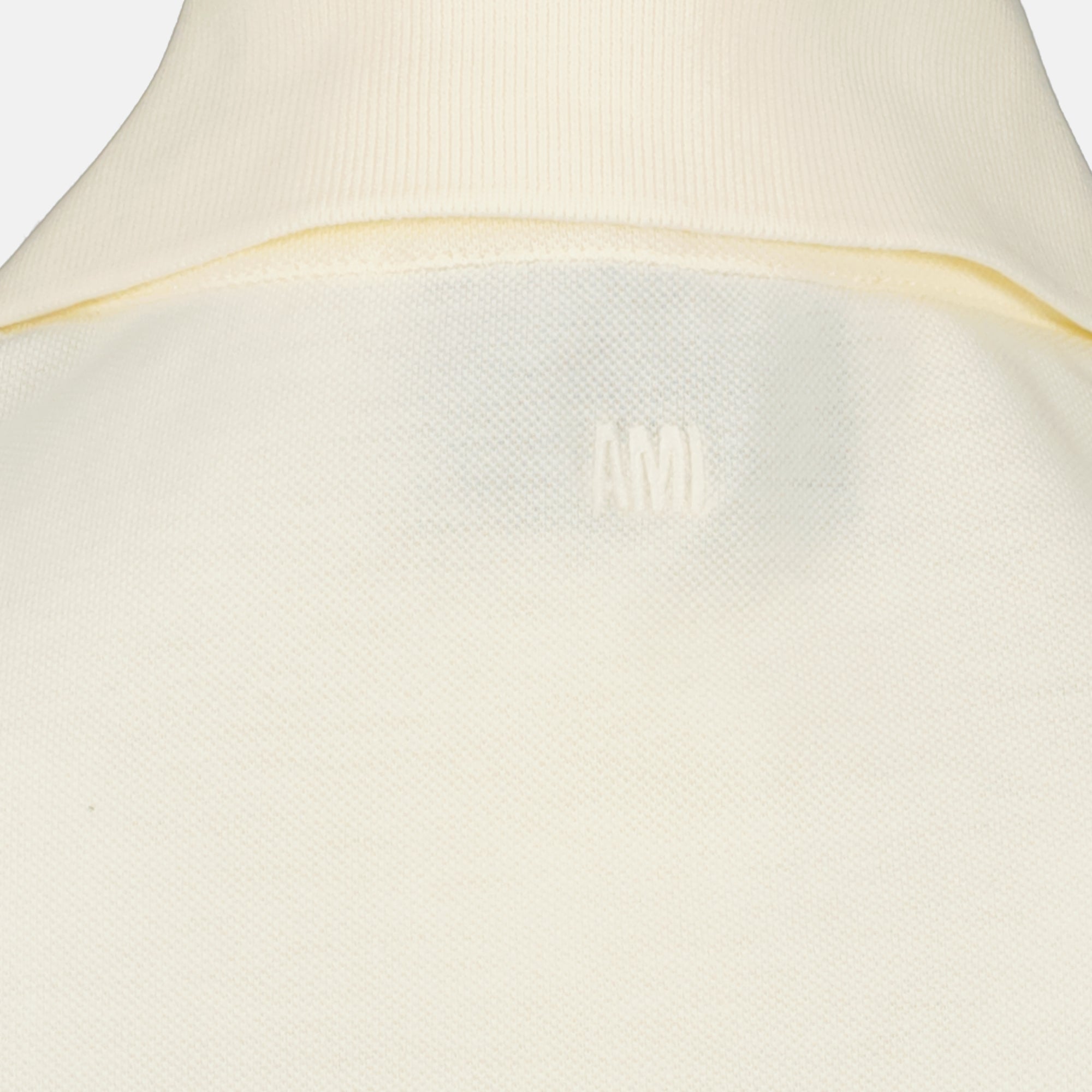 Image de l'article Polo AMI de coeur tissé bleu marine de la marque Ami PARIS pour Unisex - Saison Printemps-Été 2026 - Vue détaillée_2