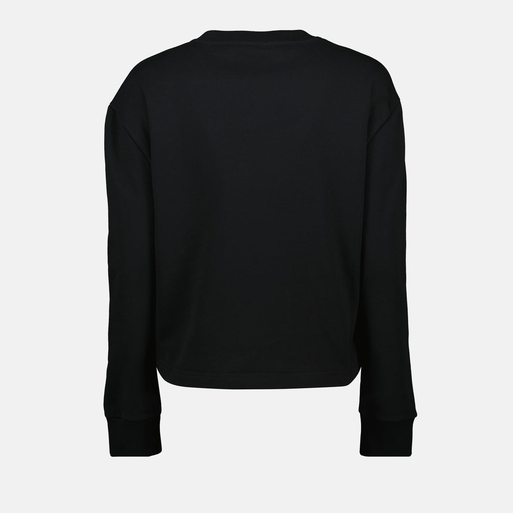 Sweatshirts Sweatshirt Medusa à strass Versace Noir Femme