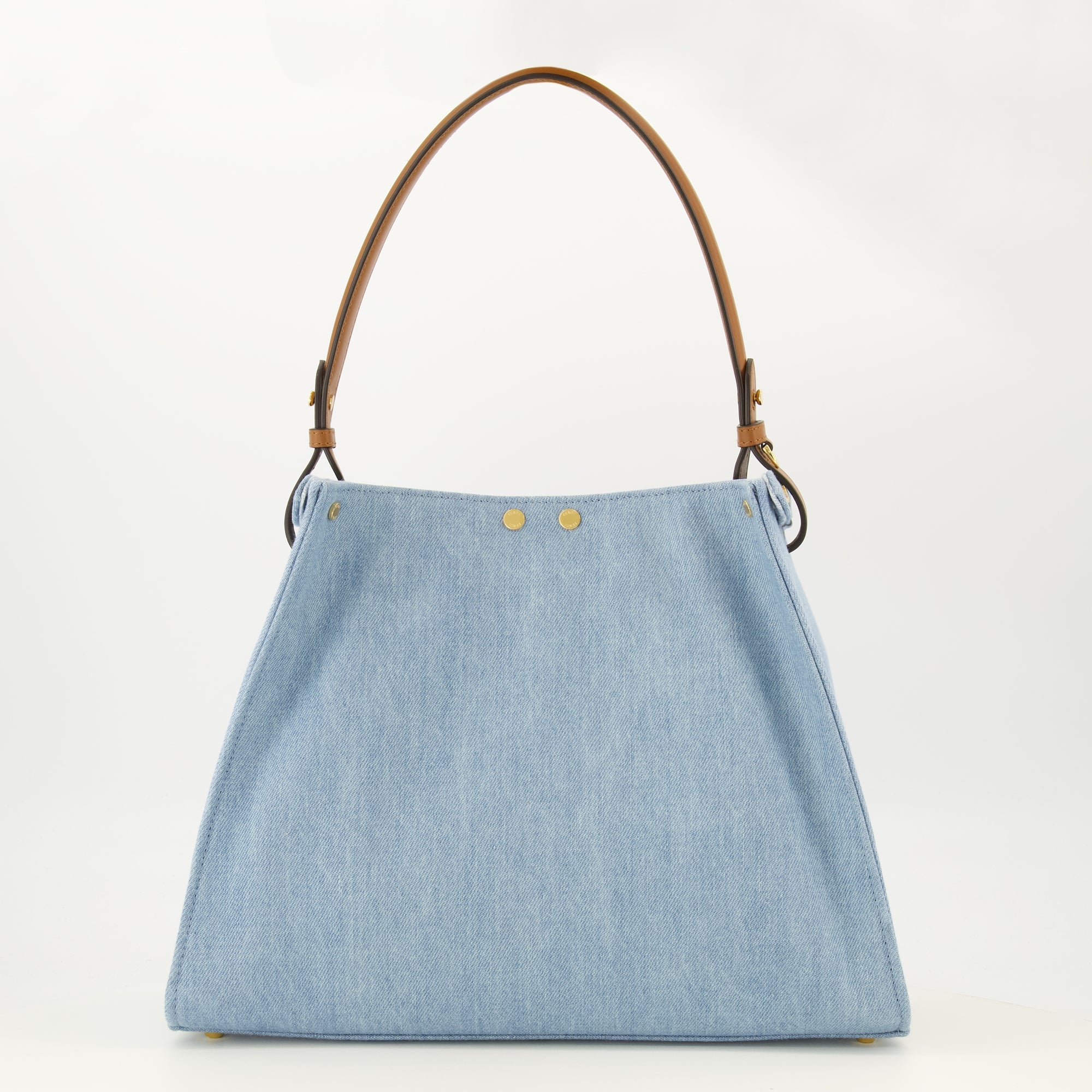 Sacs à main et épaule Bolso Fendi Way Mediano en Denim Azul Fendi Bleu Femme