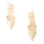 Escarpins Escarpins VLogo Valentino Garavani Beige Femme