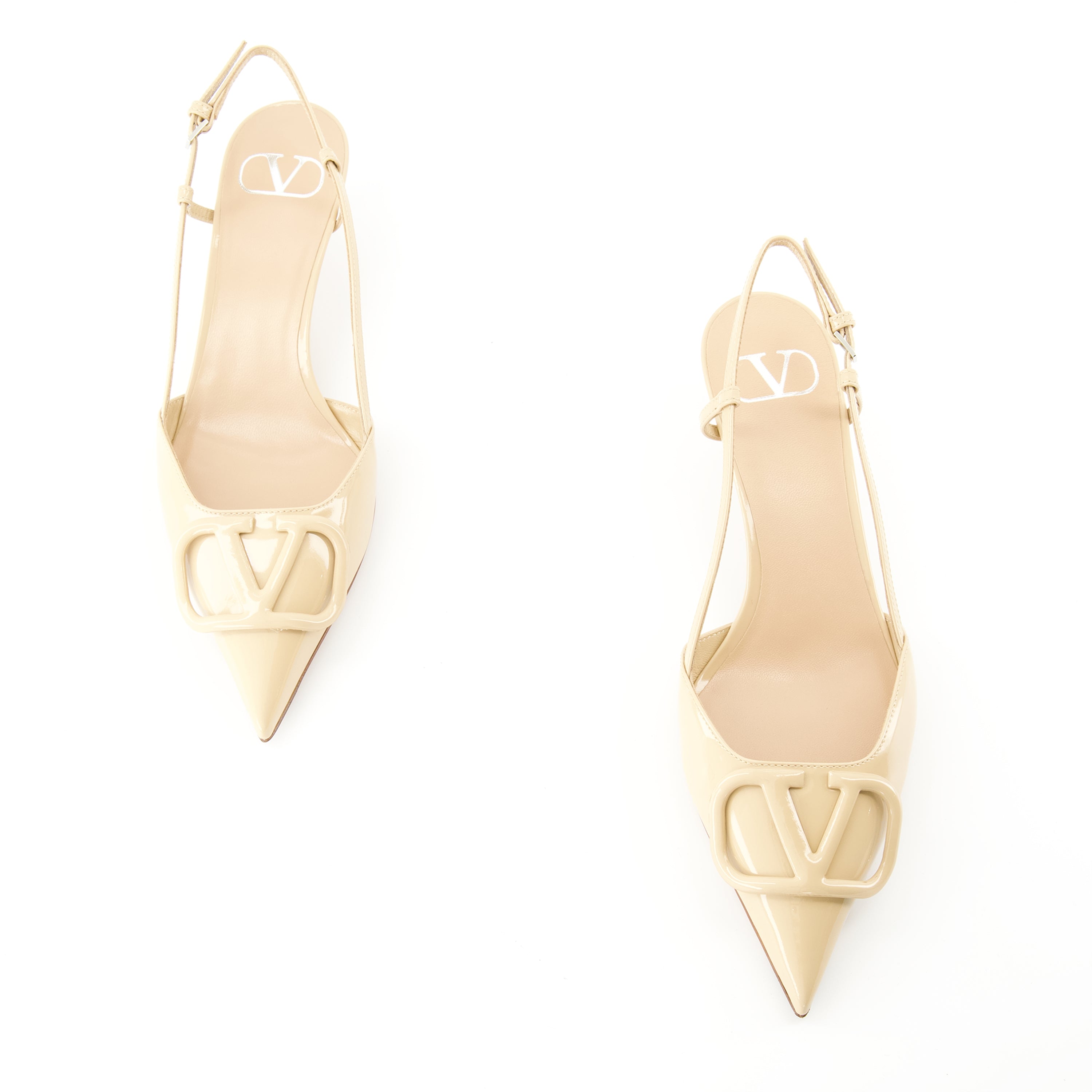 Escarpins Escarpins VLogo Valentino Garavani Beige Femme
