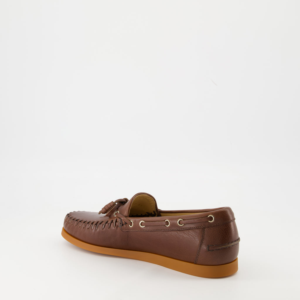 Mocassins Chaussures bateau Palm Avenue Valentino Garavani Marron Homme