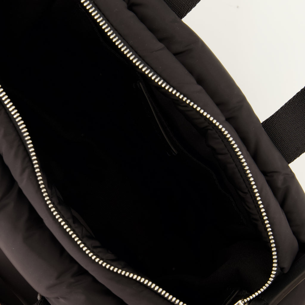 Sacs à main et épaule Borsa Mini Tote Caradoc in Nylon Nero Moncler Noir Femme