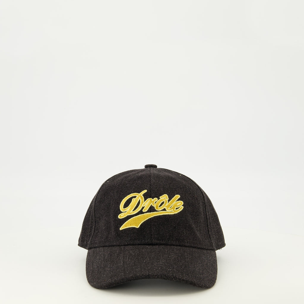 Chapeaux, casquettes et bonnets ブラックデニムのファニーハット Drole De Monsieur Noir Homme