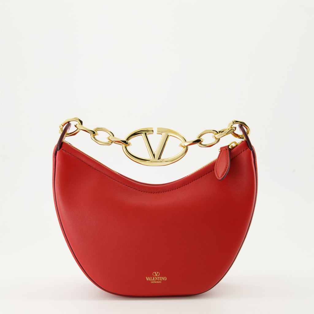 Bolsos bandolera Bolso Hobo VLogo Moon Valentino Garavani Rojo Femme