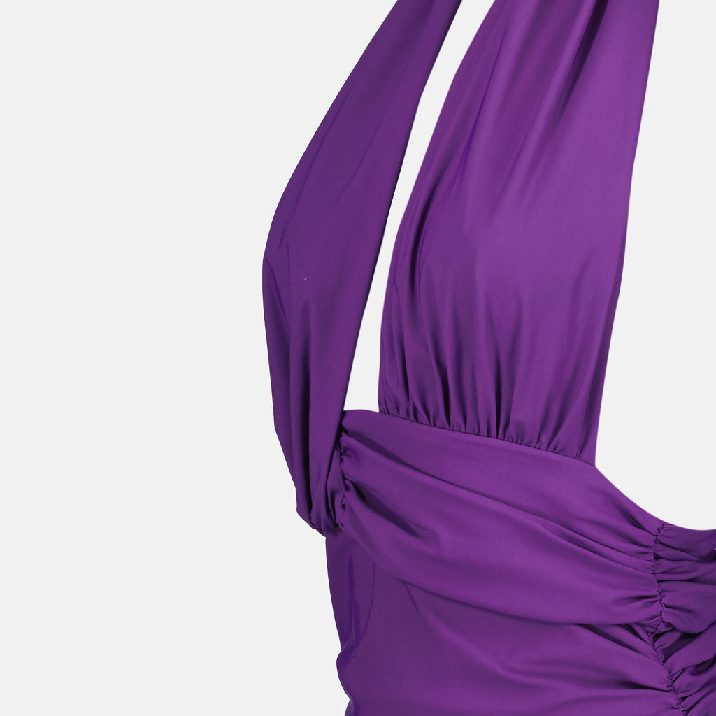 Image de l'article Robe de plage Onda longue violet de la marque Christopher Esber pour Femme - Saison Printemps-Été 2026 - Vue détaillée_2