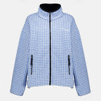 Vestes Giacca in Pile a Vichy Miu Miu Bleu Femme
