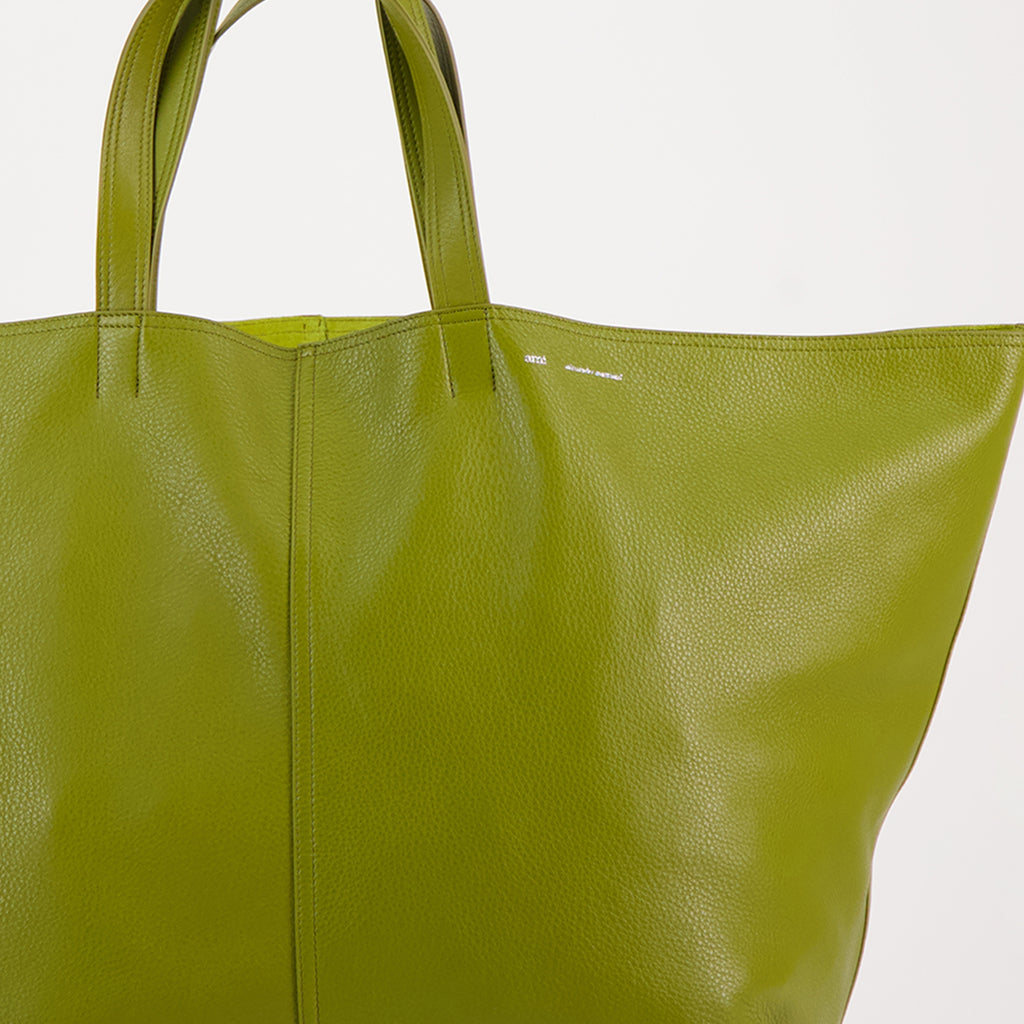 Tote bags Maxi Shopper Ami PARIS Grün Unisex
