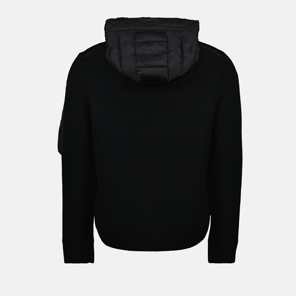 Maille Cardigan com Fecho Moncler Noir Homme