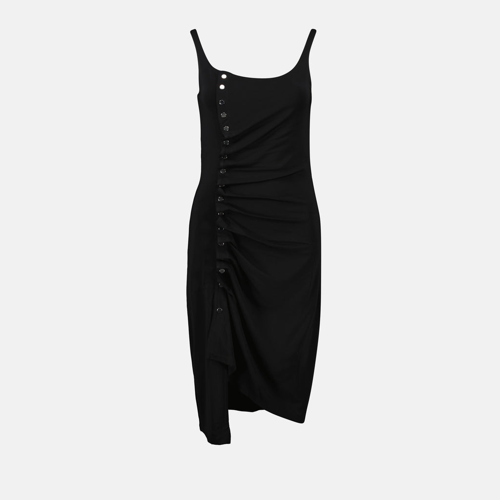 Abiti Vestito Drappeggiato Rabanne Nero Femme
