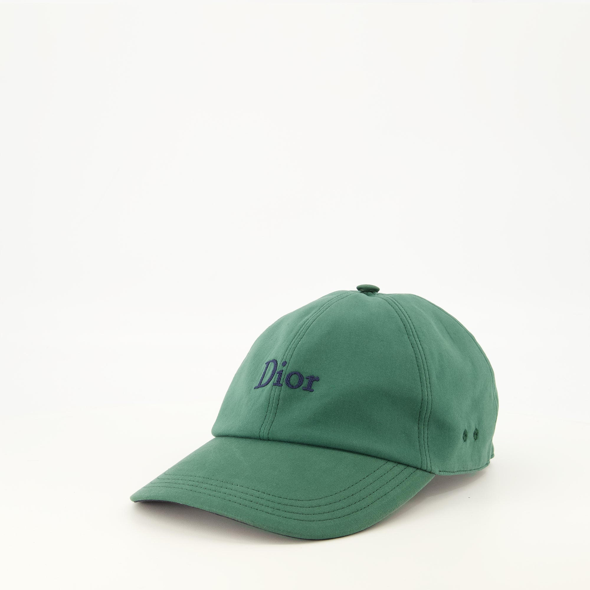 Chapeaux, casquettes et bonnets Gestickte grüne Mütze Dior Vert Homme