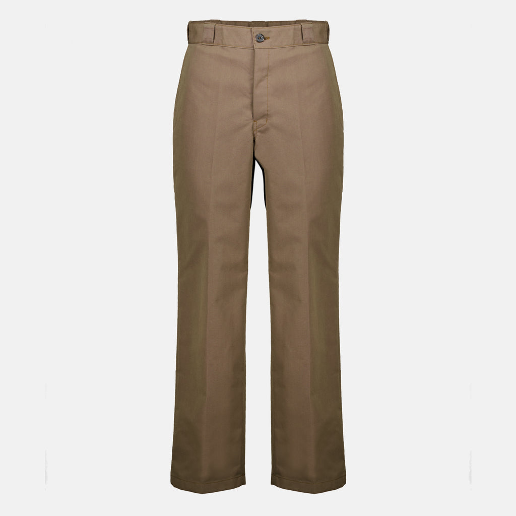 Pantalons Braune Canvas-Hosen Prada Marron Homme