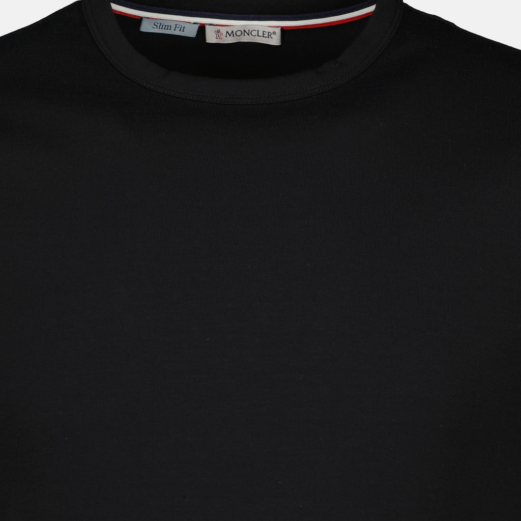 Image de l'article T-shirt à bordure noir de la marque Moncler pour Homme - Saison Printemps-Été 2026 - Vue détaillée_2