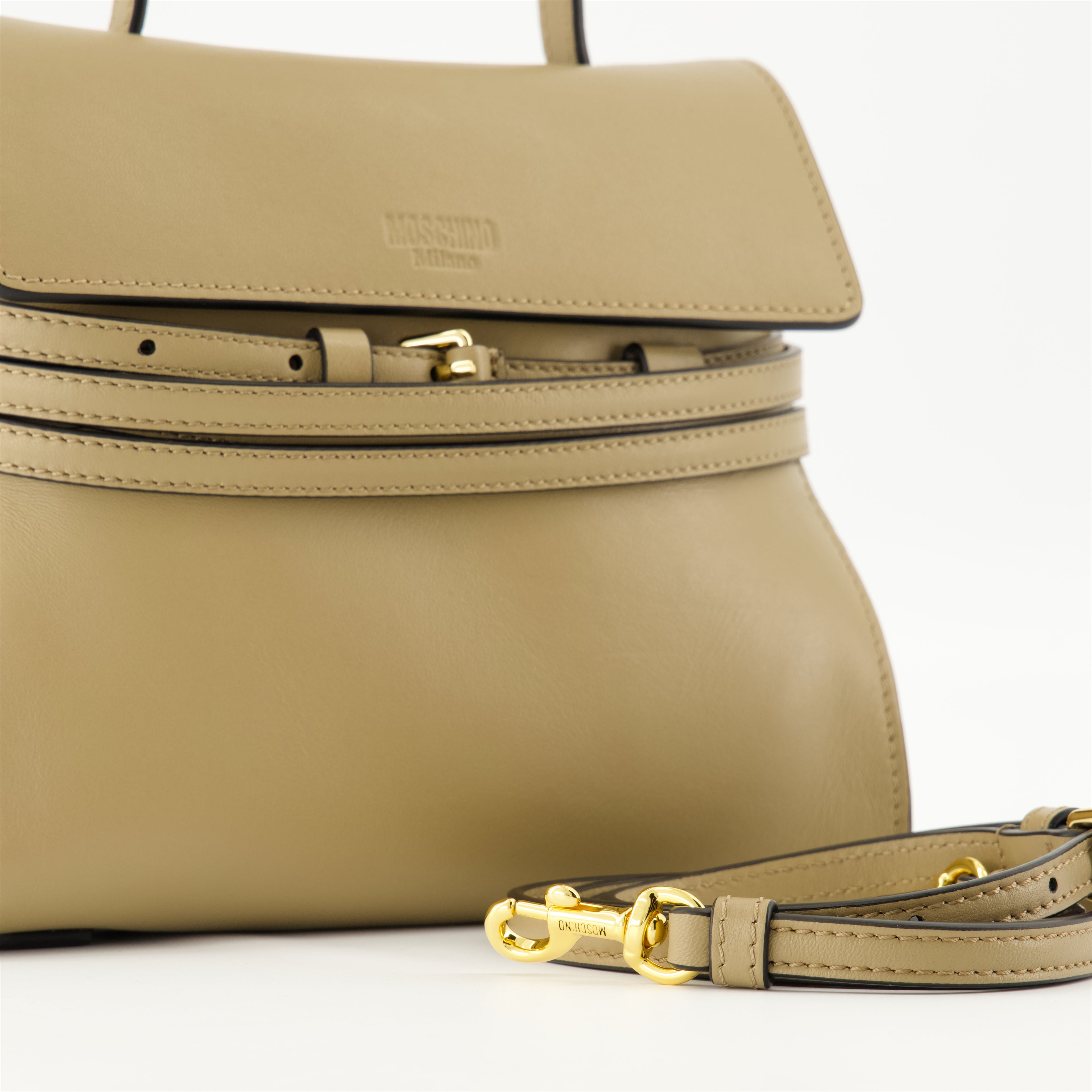 Handbags and shoulder bags Tie Me Small Bag Moschino Beige Women