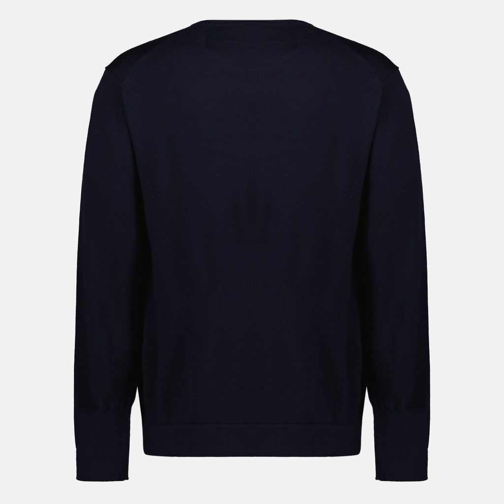 Maille ネイビーブルーウールセーター Officine Générale Bleu foncé Unisexe