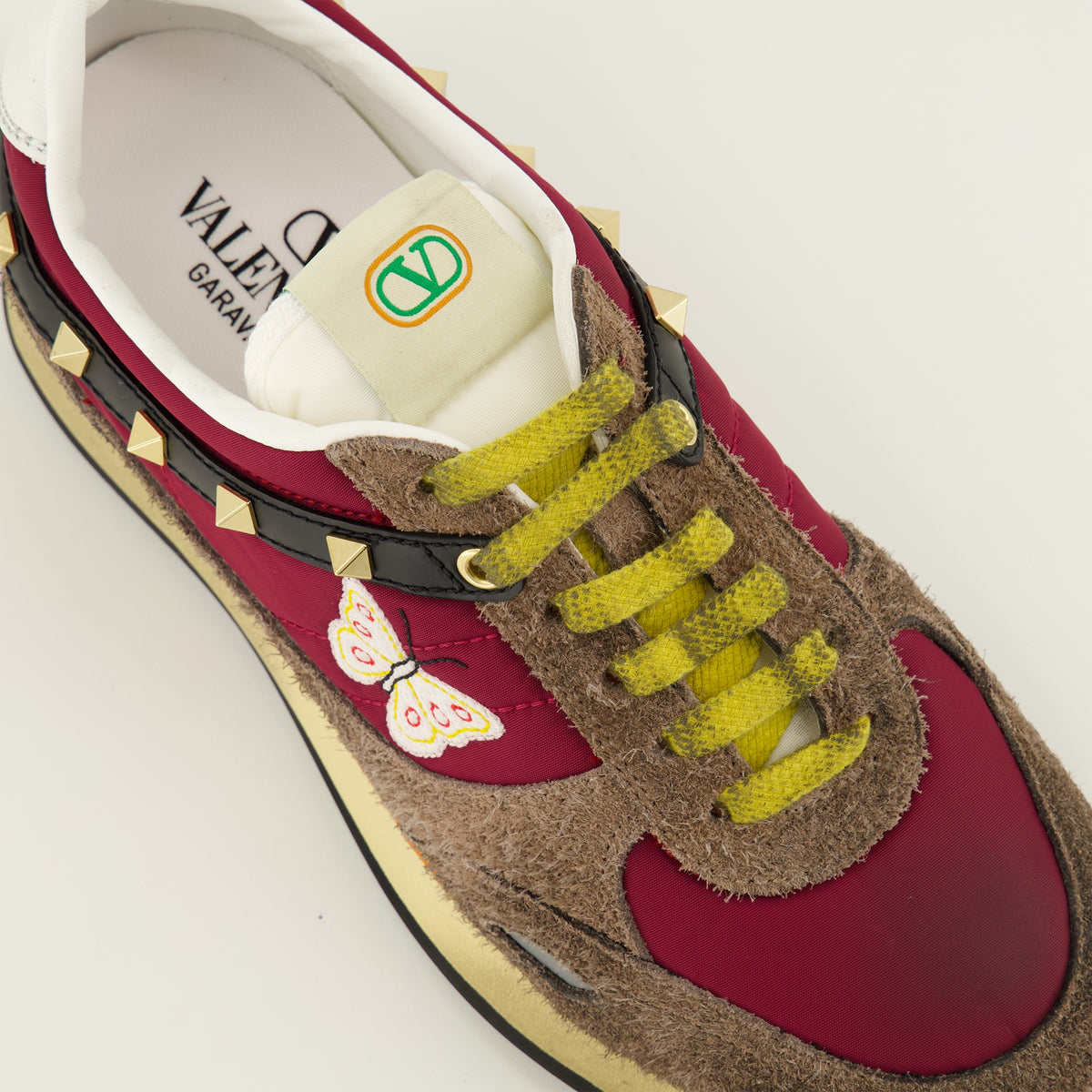 Baskets Baskets Stud up Butterfly bordeaux Valentino Garavani Bordeaux Femme