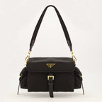 Sacs à main et épaule Bolso Explore en Negro Re-Nylon Prada Noir Femme