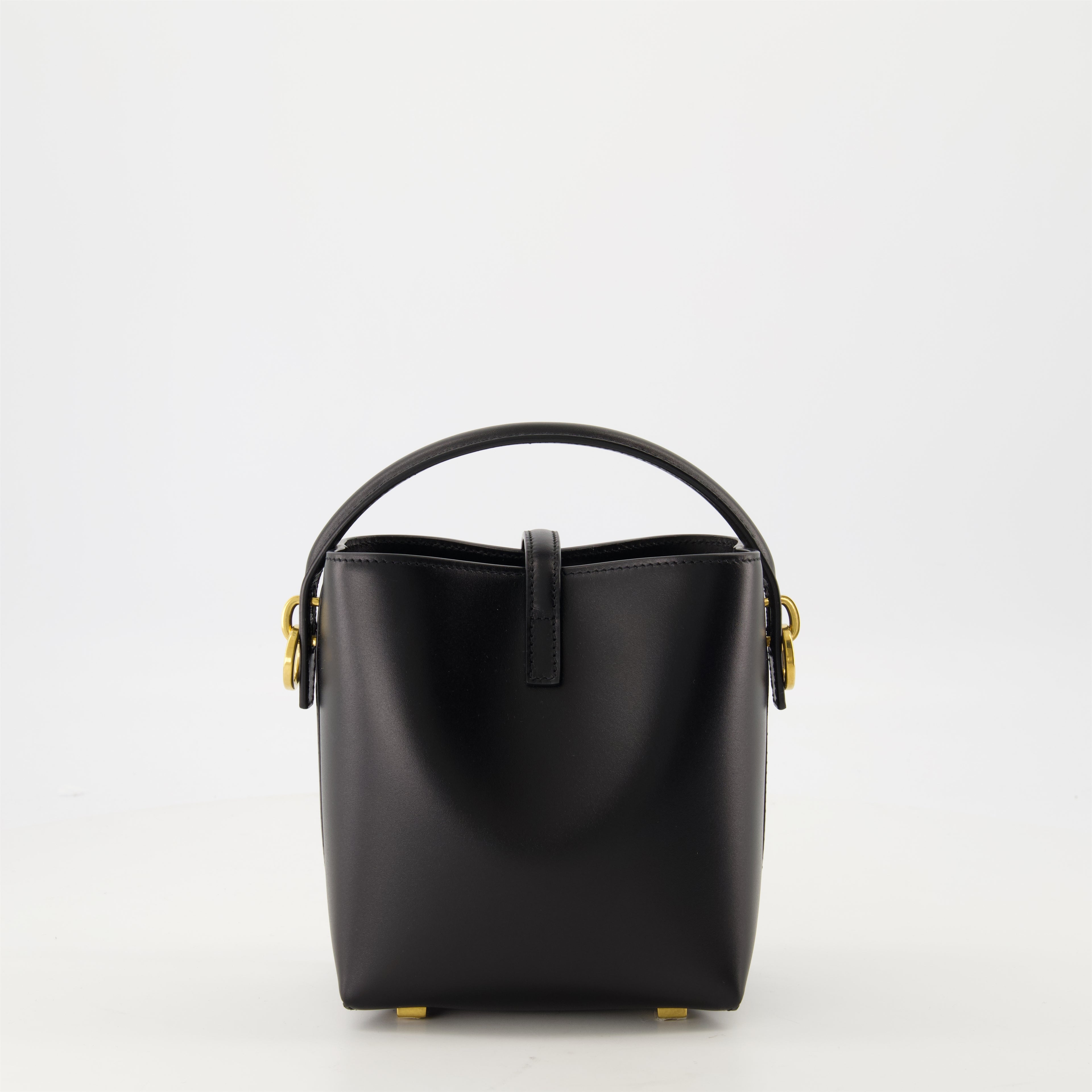 Sacs seau Sac seau 37 mini Saint Laurent Noir Femme